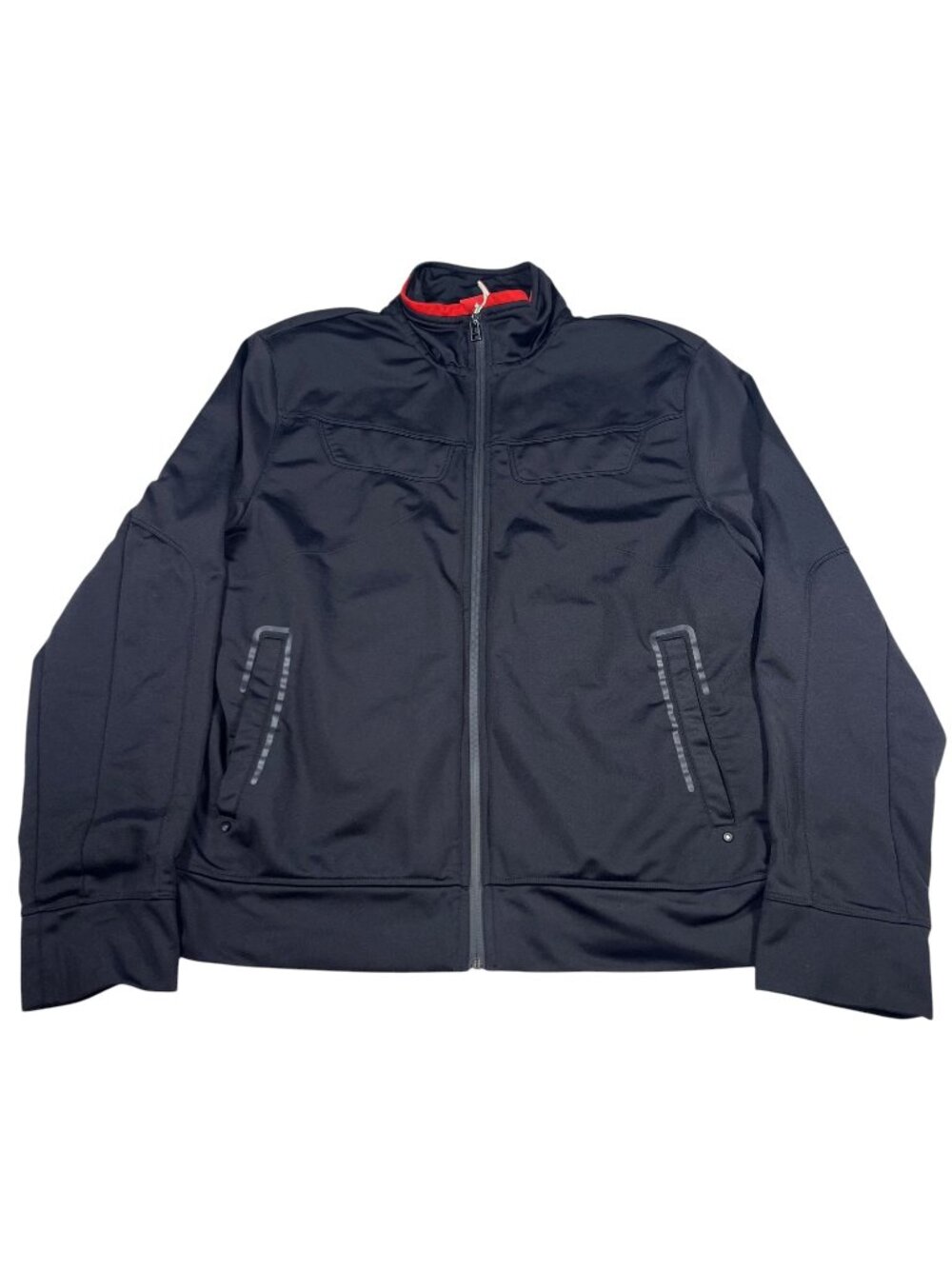 Puma Scuderia Ferrari Mens Black Full Zip Track Jacket Size Large Back Logo